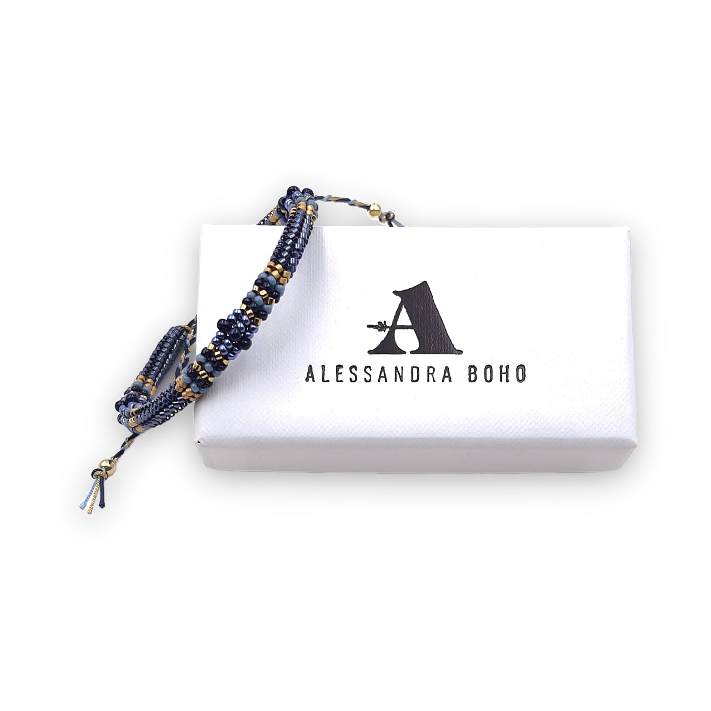 Pulsera con Cristales de Miyuki y Plata con Baño de Oro