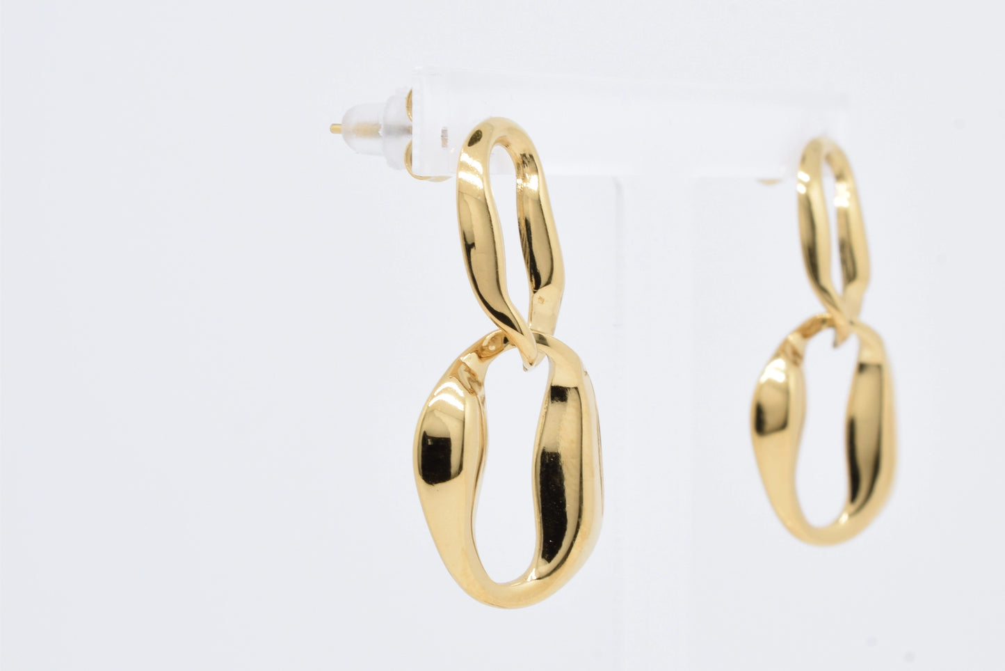Pendientes Doble Eslabón Oro
