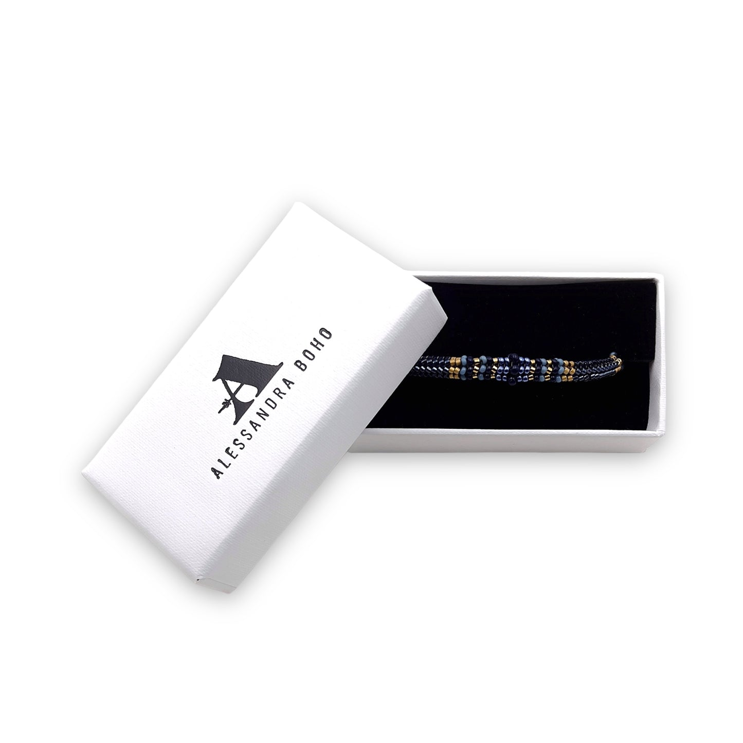 Pulsera con Cristales de Miyuki y Plata con Baño de Oro