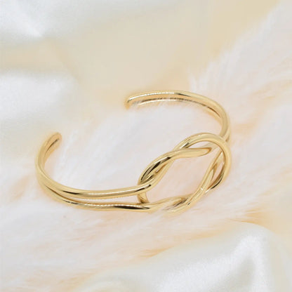 Brazalete Nudo Dorado
